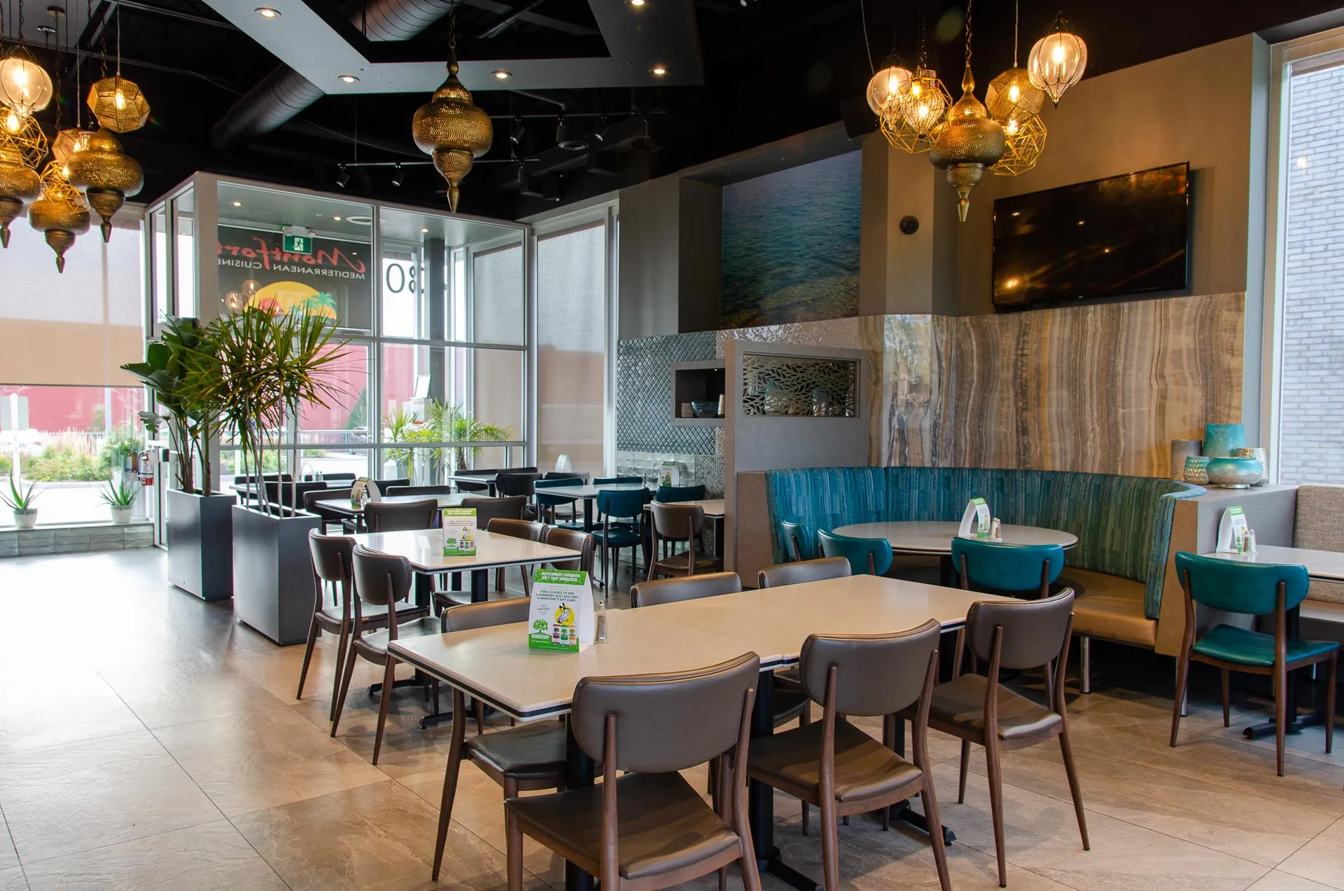 Interior Photo of Montfort Mediterranean Cuisine - Oakville, Ontario