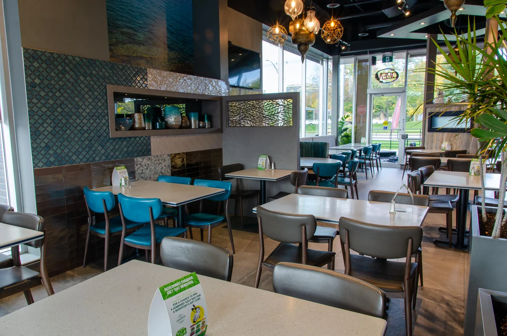 Interior Photo of Montfort Mediterranean Cuisine - Oakville, Ontario